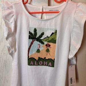 Janie and Jack aloha summer girls tank